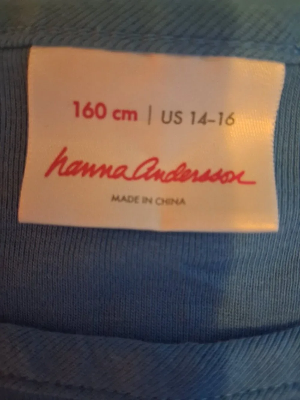 Hanna Andersson Blue & Rainbow Tiered Dress